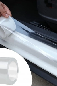 Kapı Eşiği Tampon Bagaj Koruma Folyosu 5cmx5m Şeffaf