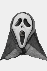 Kapşonlu Çığlık Maskesi Scream Maskesi 33x21 cm