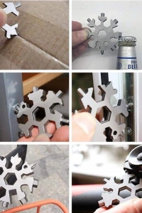 Kar Tanesi Çok Amaçlı Anahtarlık Açacak