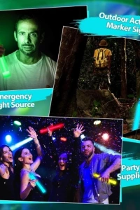 Karanlıkta Yanan Asılabilir ip Aparatlı Glow Stick Lamba Seti 15cm
