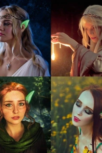 Karanlıkta Yanan Fosforlu Lateks Elf Kulağı 1 Çift