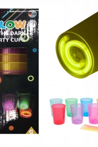 Karanlıkta Yanan Mega Glow Bardaklar 8 Adet