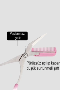 Kaş Düzeltme Makası Taraklı – Profesyonel ve Pratik Kaş Bakımı