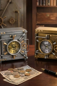 Kasa Tasarımlı Masaüstü Saat