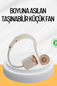 Katlanabilir Asılabilir Fan USB Şarjlı Hafif ve Sessiz Tasarım