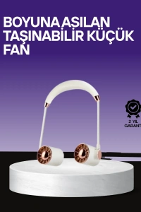 Katlanabilir Asılabilir Mini Fan USB Şarjlı 3 Kademeli Sessiz