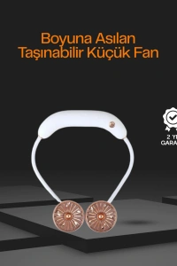 Katlanabilir Asılabilir Mini Fan USB Şarjlı 3 Kademeli Sessiz
