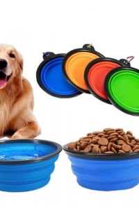 Katlanabilir Kedi Köpek Mama-Su Kabı