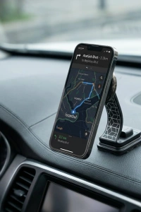 Katlanabilir Manyetik Araç Telefon Tutucu 360 Derece Döner Stand