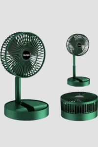 Katlanabilir Mini Fan – 3 Kademeli Soğutma, Şarjlı