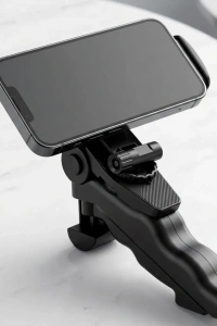 Katlanabilir Mini Telefon Tripodu Masaüstü Telefon Standı 360 Derece Ayarlanabilir