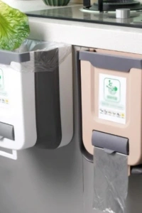 Katlanabilir Mutfak Çöp Kovası Torba Hazneli