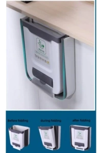 Katlanabilir Mutfak Çöp Kovası Torba Hazneli