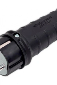 Kauçuk 1 X 16 A Topraklı Erkek Fiş 220V