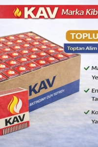 KAV Marka Kibrit Emniyetli Çocuk Kilitli 100 Adet