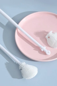 Kavanoz ve Biberon Yıkama Fırçası Silikon