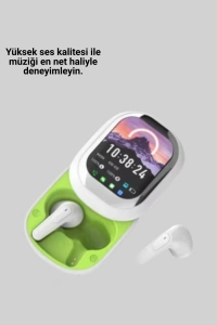 Kayar Kapak Tasarımlı Dokunmatik Ekranlı Kablosuz Bluetooth Kulaklık