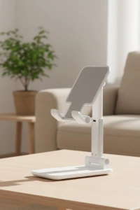 Kaymaz Silikon Yüzeyli Ergonomik Telefon Standı