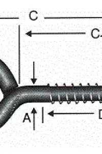 Kaynaklı Vida 8x160 - 50 Adet