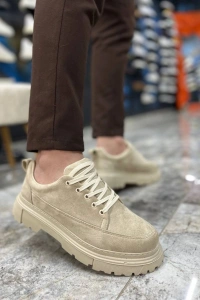 KB-702 Kuback Bej Süet Günlük Erkek Ayakkabı