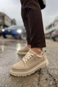 KB-702 Kuback Bej Süet Günlük Erkek Ayakkabı