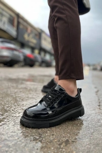 KB-702 Kuback Kömür Rugan Günlük Erkek Ayakkabı