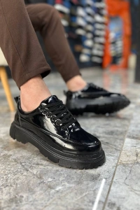 KB-702 Kuback Kömür Rugan Günlük Erkek Ayakkabı