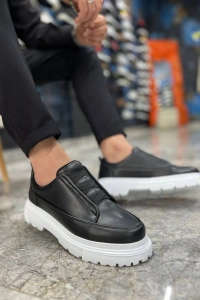 KB-703 Kuback Siyah Lastikli Günlük Erkek Ayakkabı