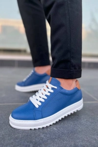 KB-DX2 Kuback Mavi Deri Günlük Erkek Ayakkabı