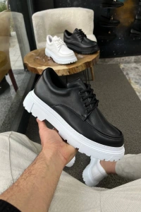 KB-X6 Kuback Siyah Cilt Günlük Erkek Ayakkabı