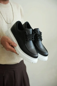 KB-X6 Kuback Siyah Cilt Günlük Erkek Ayakkabı