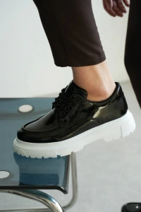 KB-X6 Kuback Siyah Rugan Günlük Erkek Ayakkabı