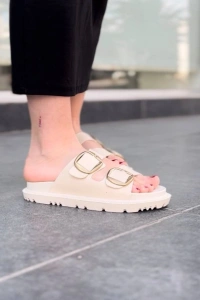 KBTX-1 Kuback Bej Günlük Kadın Terlik