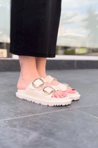 KBTX-1 Kuback Bej Günlük Kadın Terlik