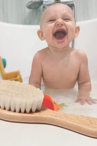 Keçi Kılı Organik Bebek Banyo Tarağı