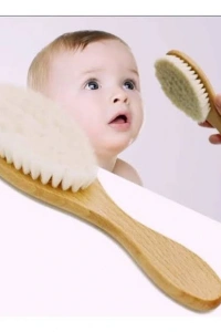 Keçi Kılı Organik Bebek Banyo Tarağı