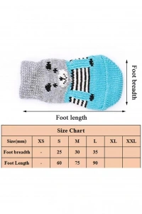 Kedi Köpek Kaydırmaz Örme Çorap