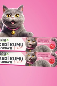 Kedi Kumu Torbası Pudra Kokulu
