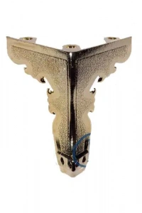 Kelebek Ahşap, Sunta Sandık Ayağı, Kutu Ayak 5,5 cm - Sarı