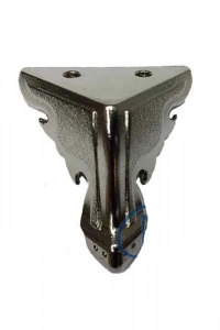 Kelebek Sandık Ayağı, Kutu Ayak 3,5 cm - Nikel, 50 Adet