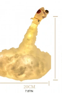 Kendin Yap Uçan Astronot Tasarımlı Gece Lambası