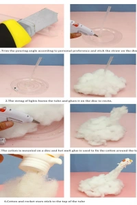 Kendin Yap Uçan Astronot Tasarımlı Gece Lambası