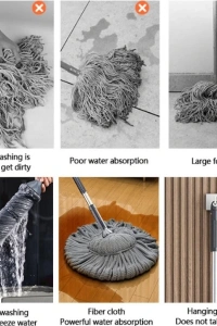 Kendinden Sıkmalı Paspas Mop