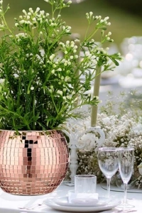 Kendinden Yapışkanlı Aynalı Kare Bronz Sticker 30x30 Cm