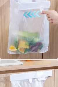 Kendinden Yapışkanlı Katlanabilir Çöp Poşeti Tutucu Aparat