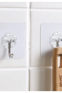 KENDINDEN YAPIŞKANLI ŞEFFAF ASKI 5 Lİ SET