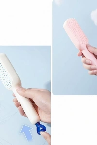 Kendini Temizleyen Saç Tarağı