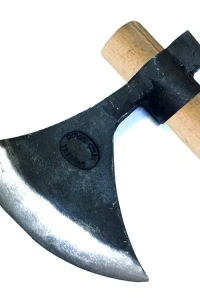 Keserli Saplı Büyük Ay Balta 90 cm - Dövme Çelikten