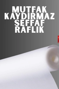 Kesilebilir şeffaf raflık çekmece kaplaması mutfak için