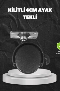 Kilitli 4 cm Evrensel Tekerlek Ayak Tek Adet